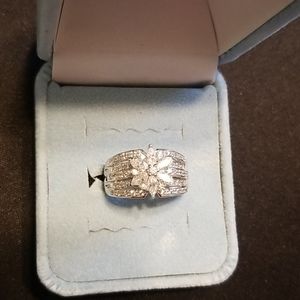 Epiphany Sterling Silver and Diamonique ring